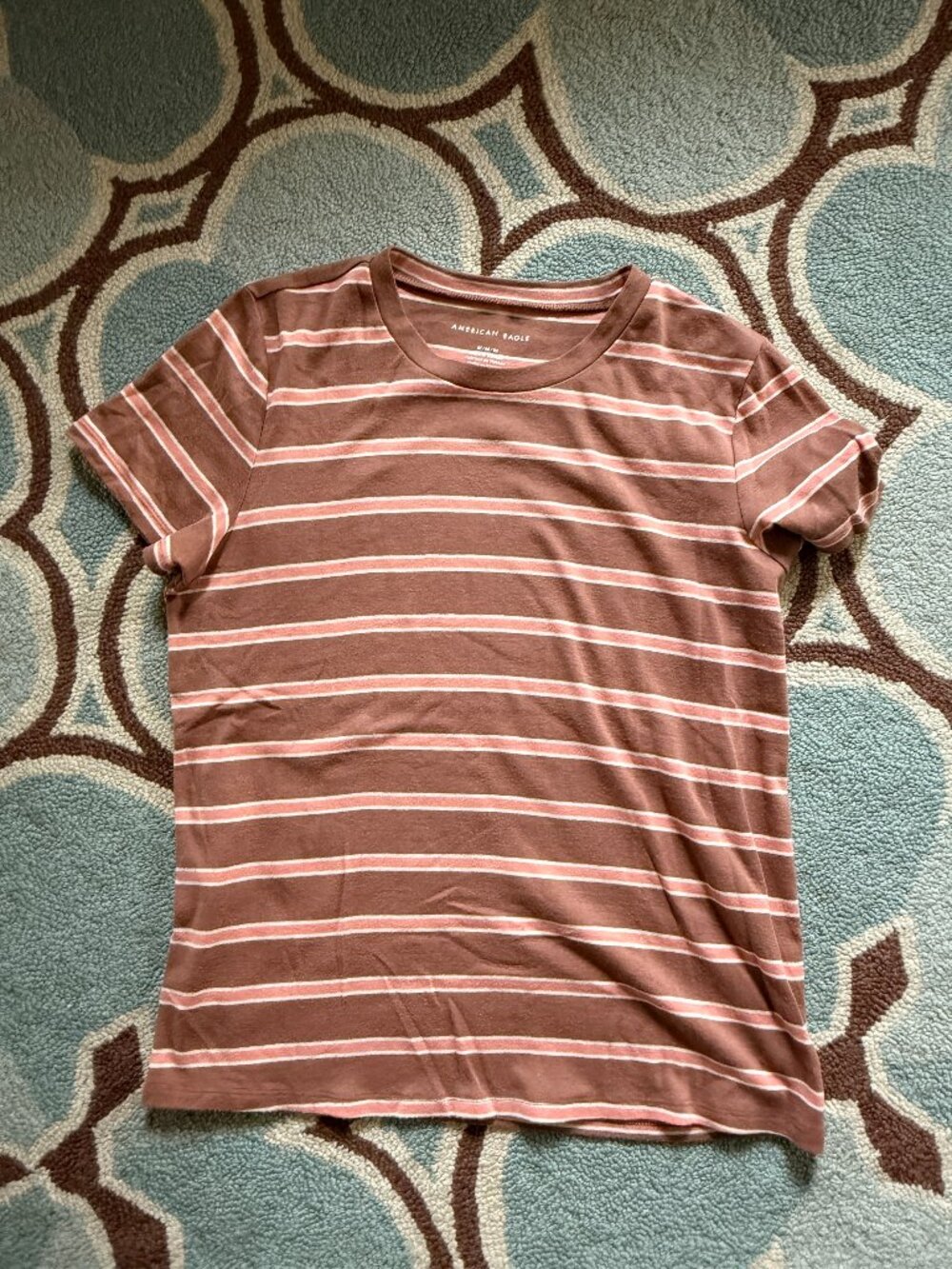 American Eagle Size Medium Striped cotton shirt